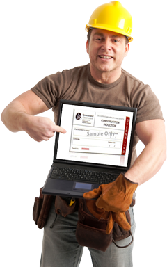 builder showing computer small