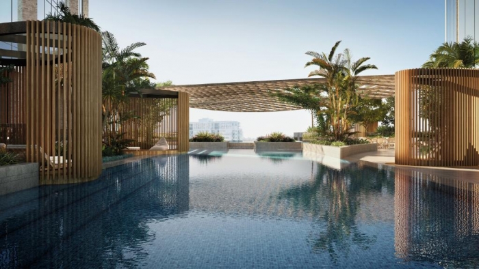 melbourne developers have a few new ideas on how to make a splash like the resort style offering at melbourne square by osk property