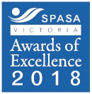 2018 SPASA Awards logo outlined