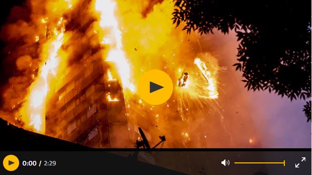 London cladding fire