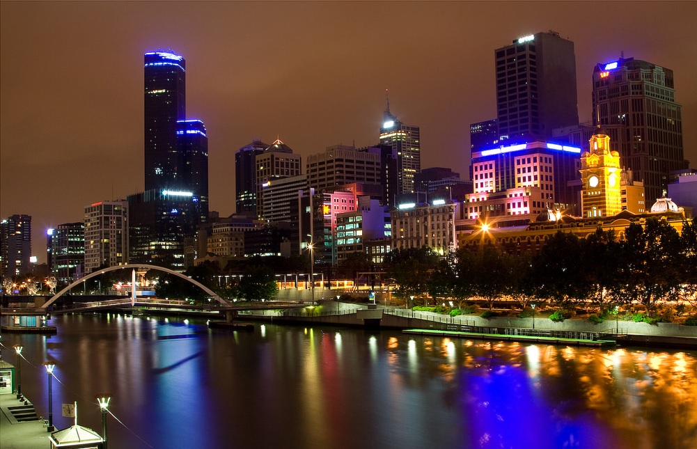 Melbourne nighttime