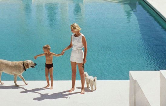 Slim Aarons Nice Pool 1955