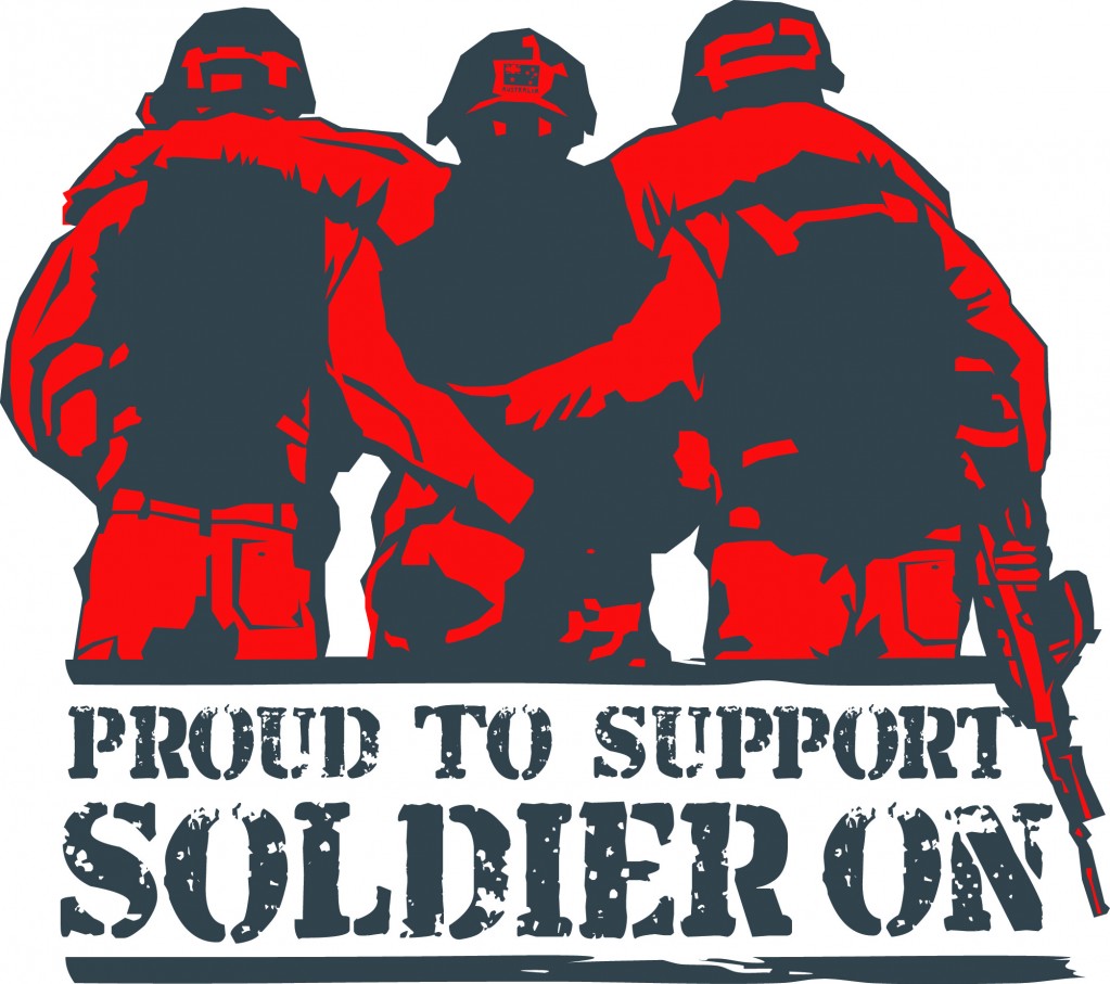 Supporting Soldier On Logo Colour