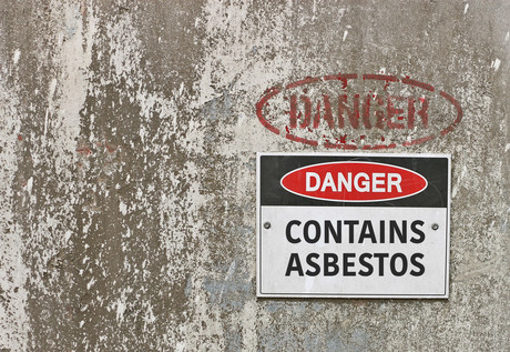 Asbestos warning