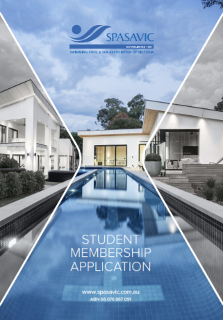 Student Membership Application Form front cover